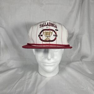 Talladega White and Red Men's Hat